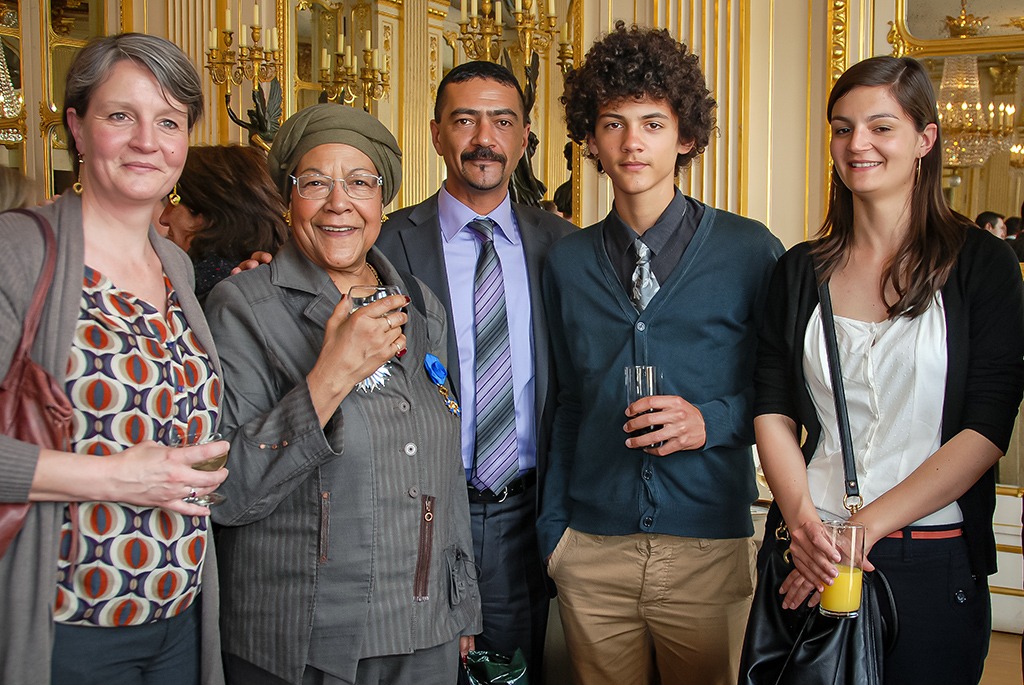 Christiane Eda-Pierre et sa famille - Paris - Avril 2012